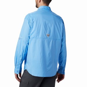 Columbia PFG Super Tamiami™ Långärmad Tröja Herr Blå (FURTE3479)